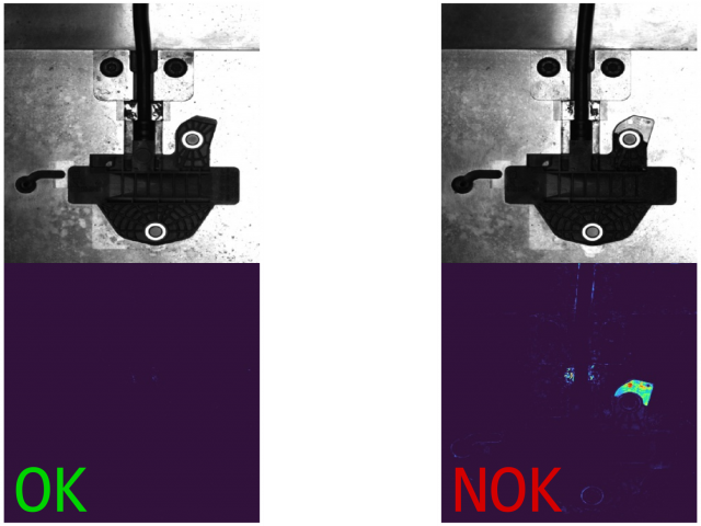 Detektor anomálií na stanici vstřikolisu